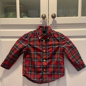 Ralph Lauren Boy’s Plaid Button Down 18 MO